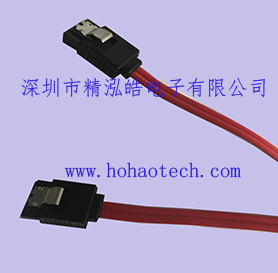 SATA 7PIN 帶槽 CABLE